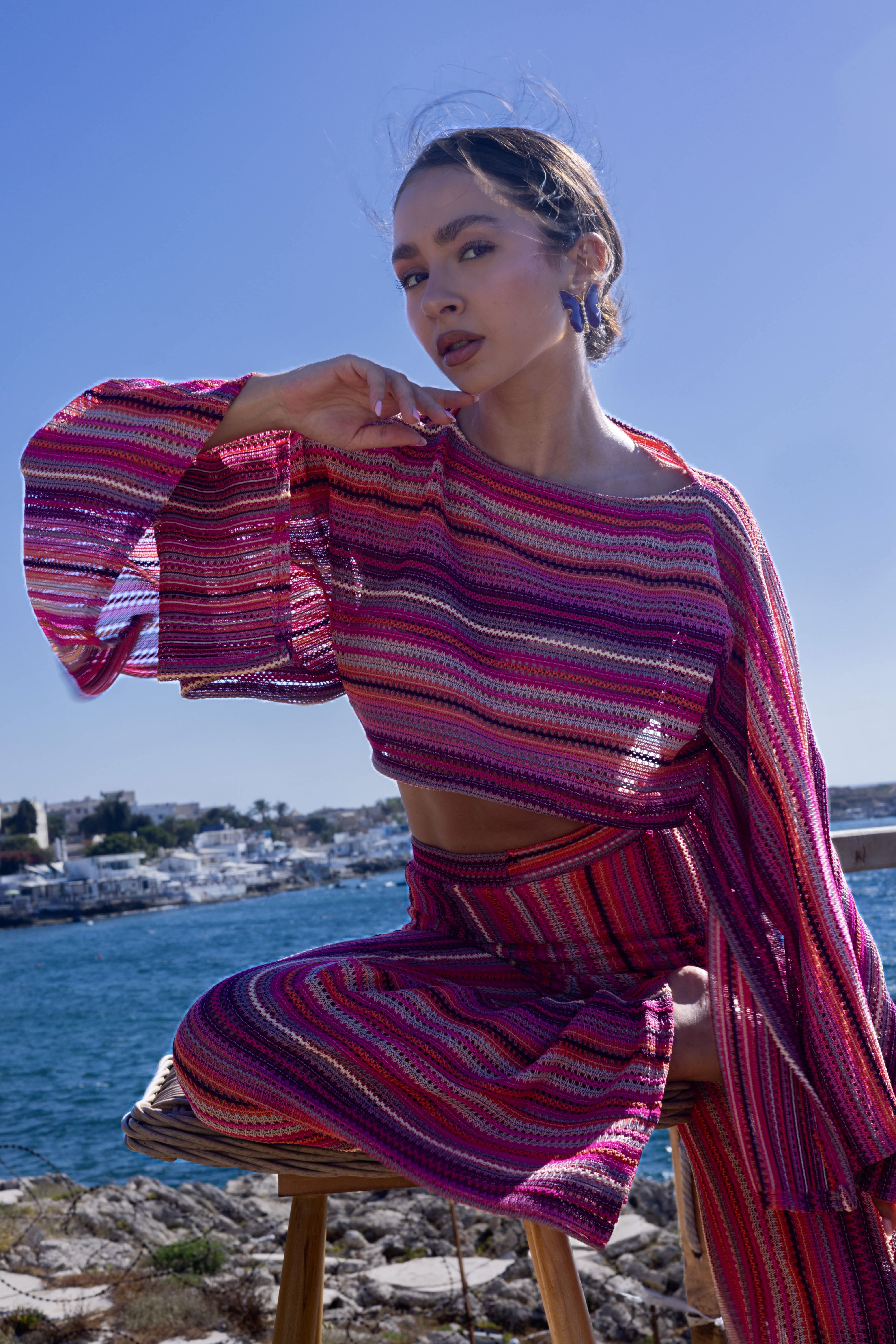 The Sunset Stripe Set