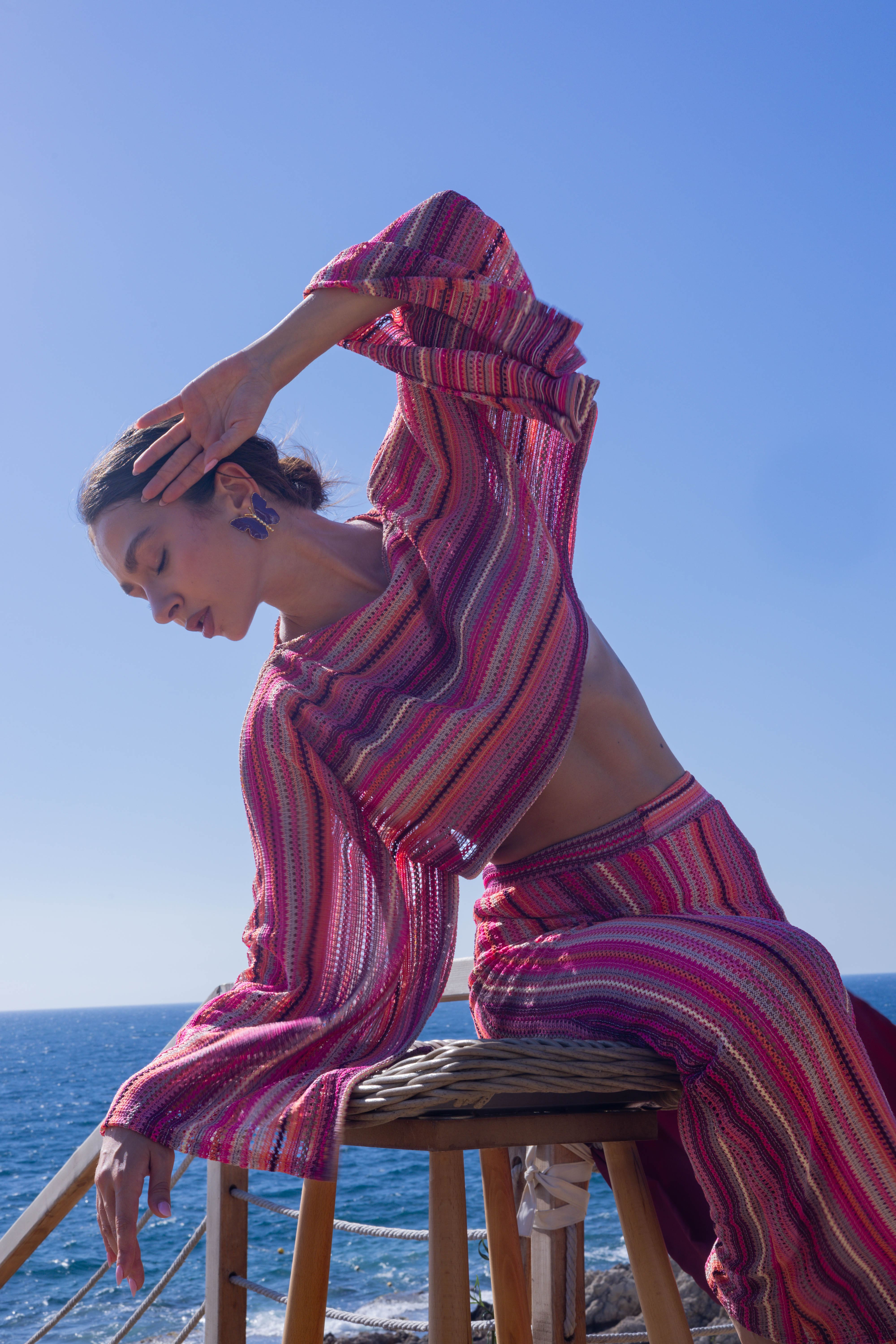 The Sunset Stripe Set