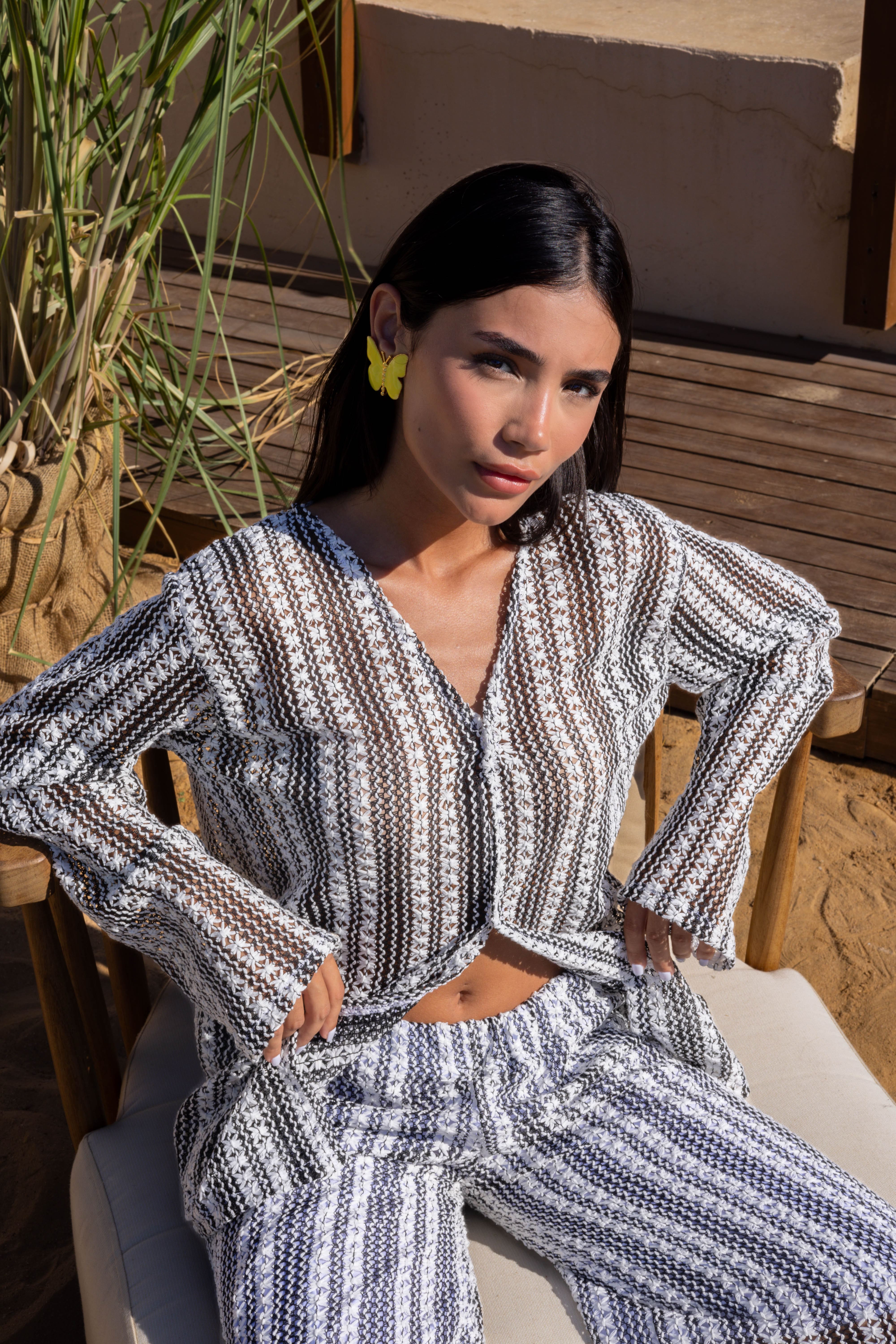 Monochrome Crochet Set