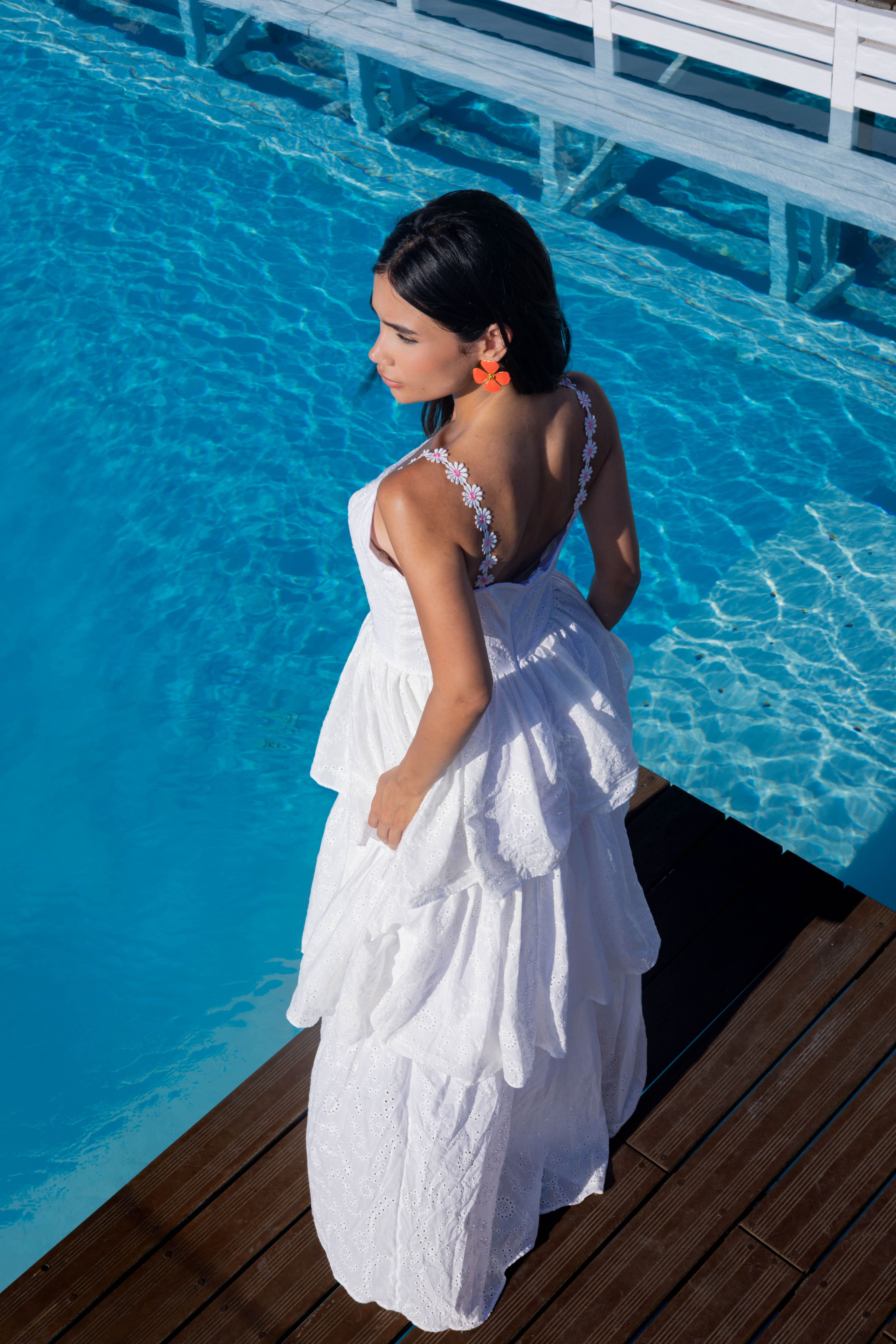 Daisy Strap Maxi Dress