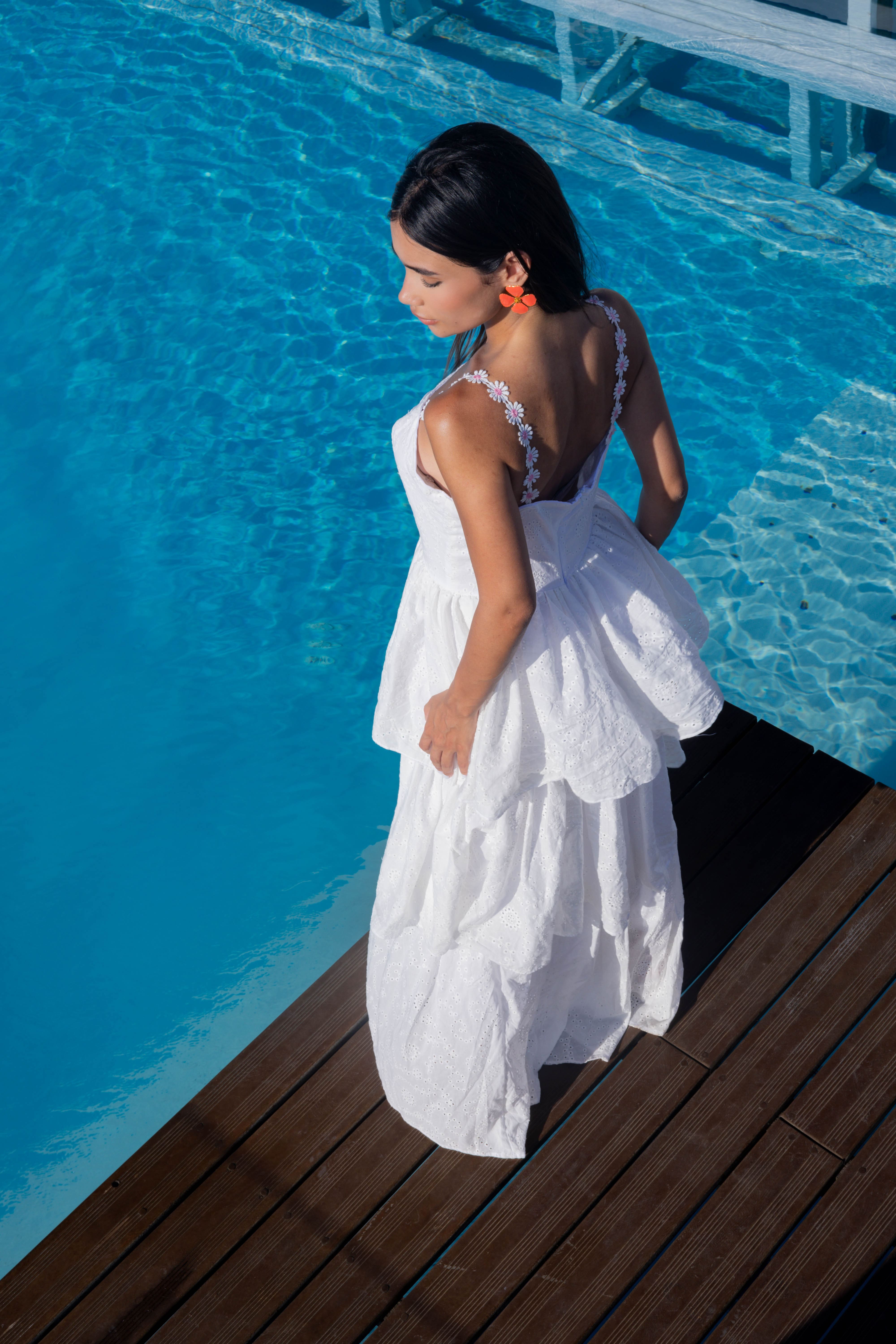 Daisy Strap Maxi Dress