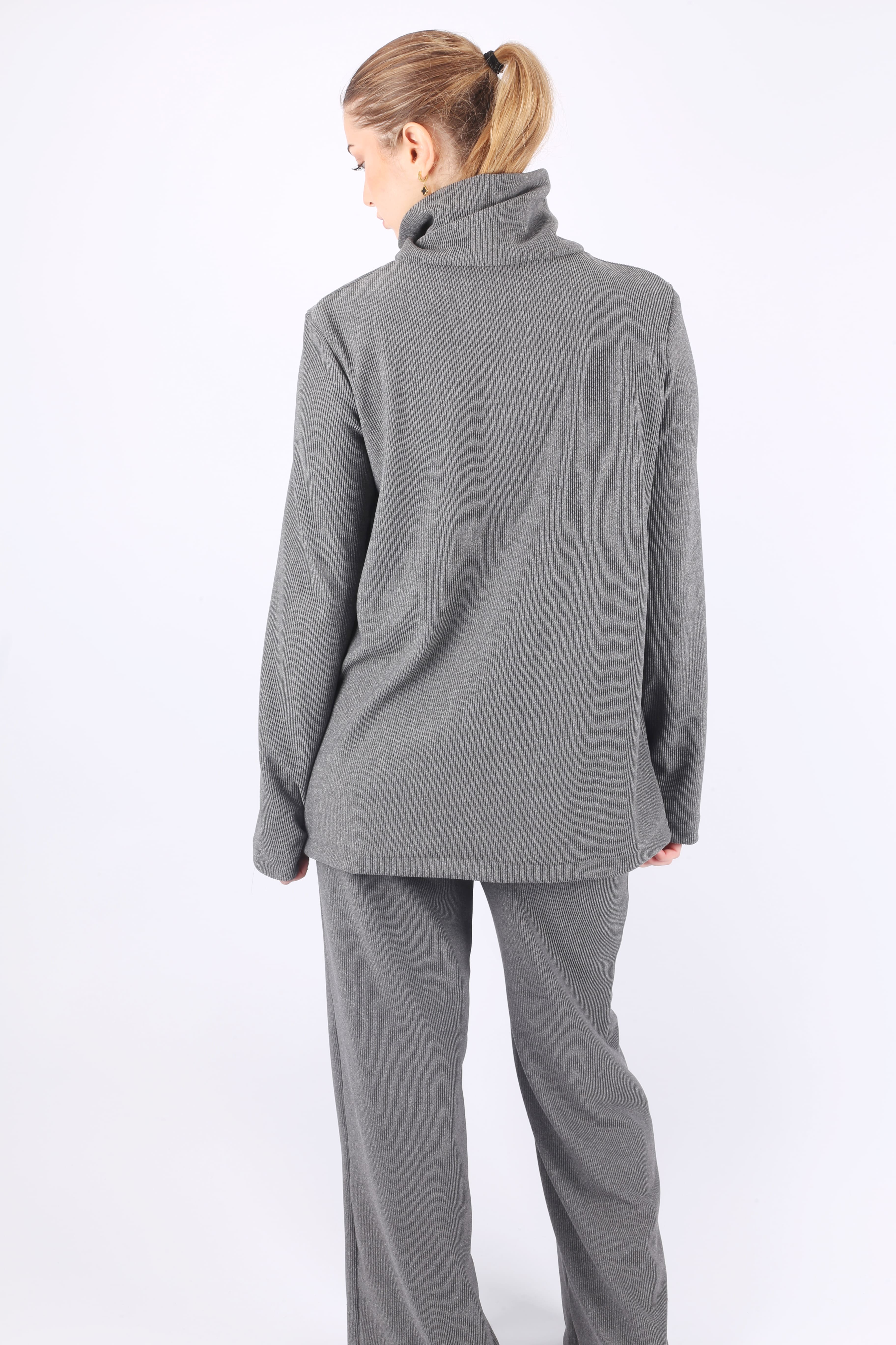 Wide-leg Grey Set