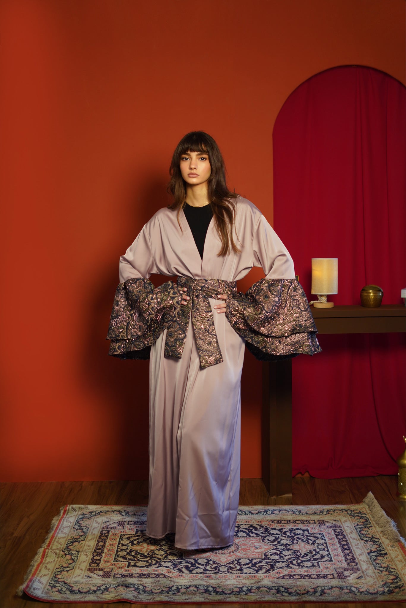 Dusty Rose Abaya