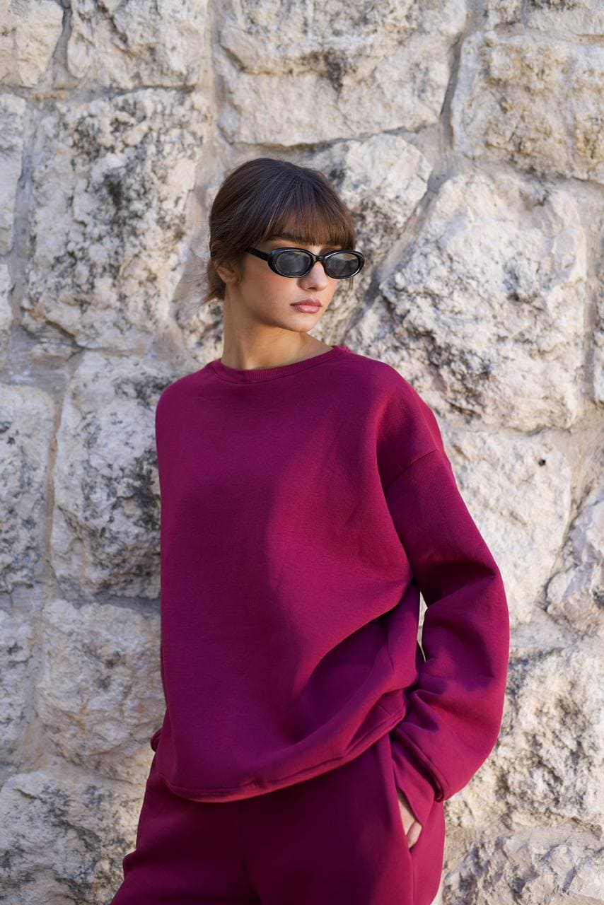 Aubergine Sweatshirt