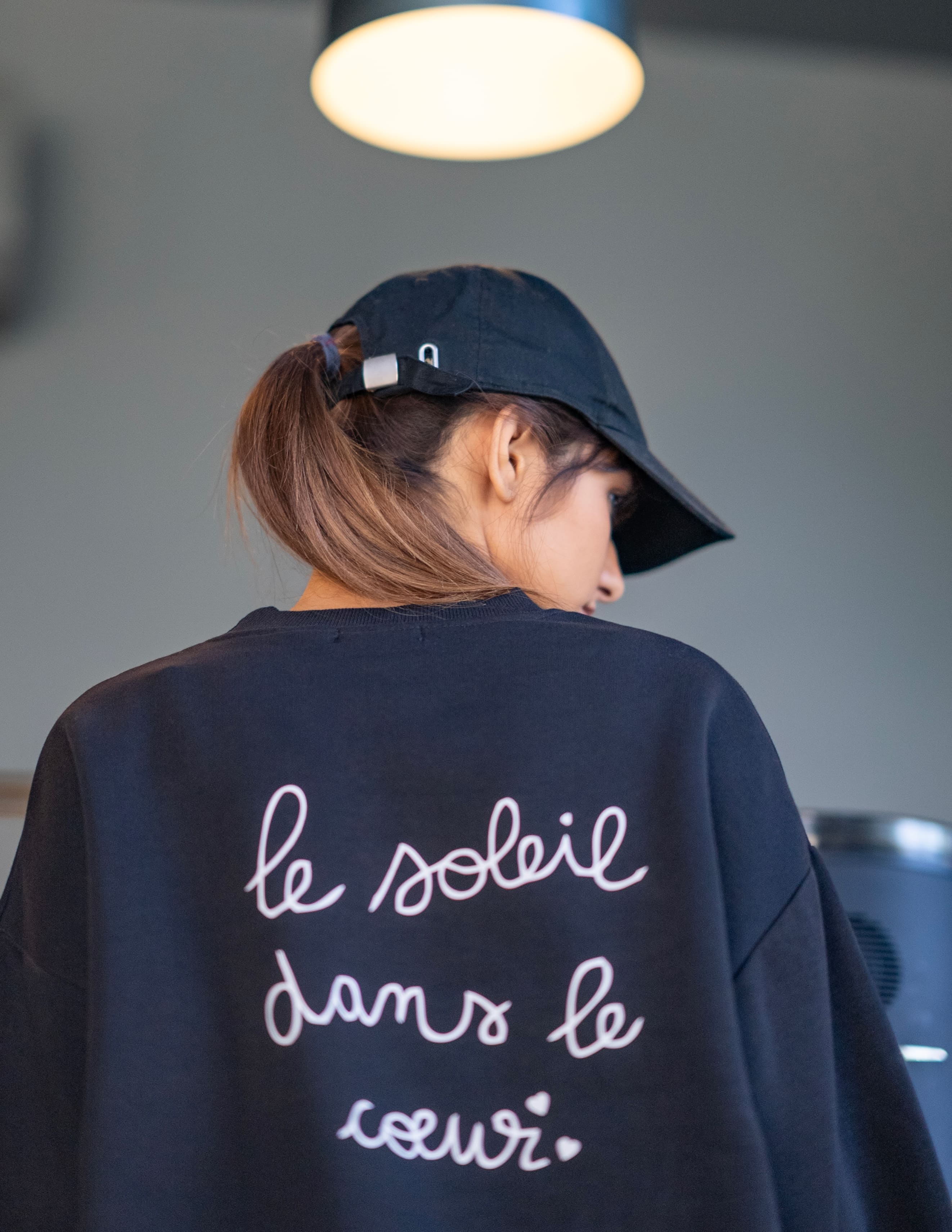 Black Sweatshirt - SOLEIL