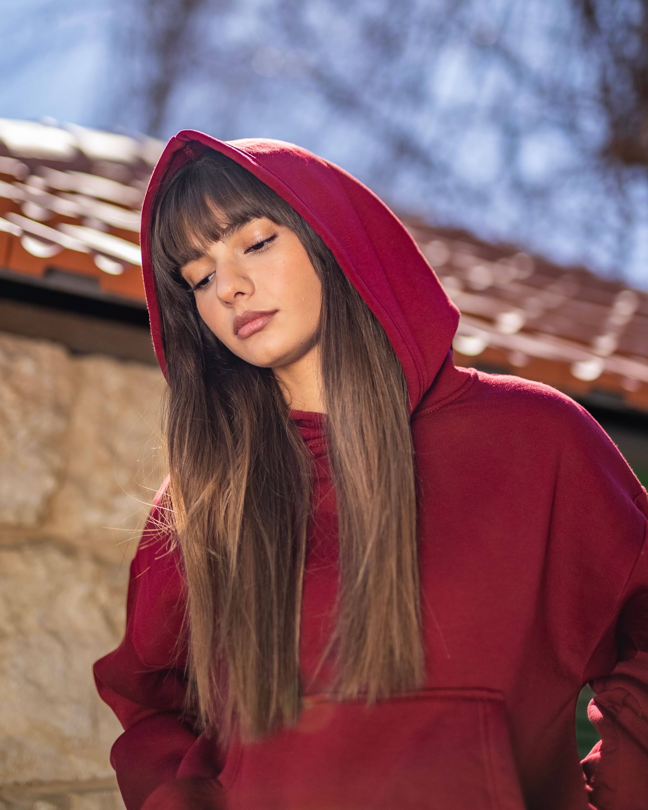 Burgundy Hoodie