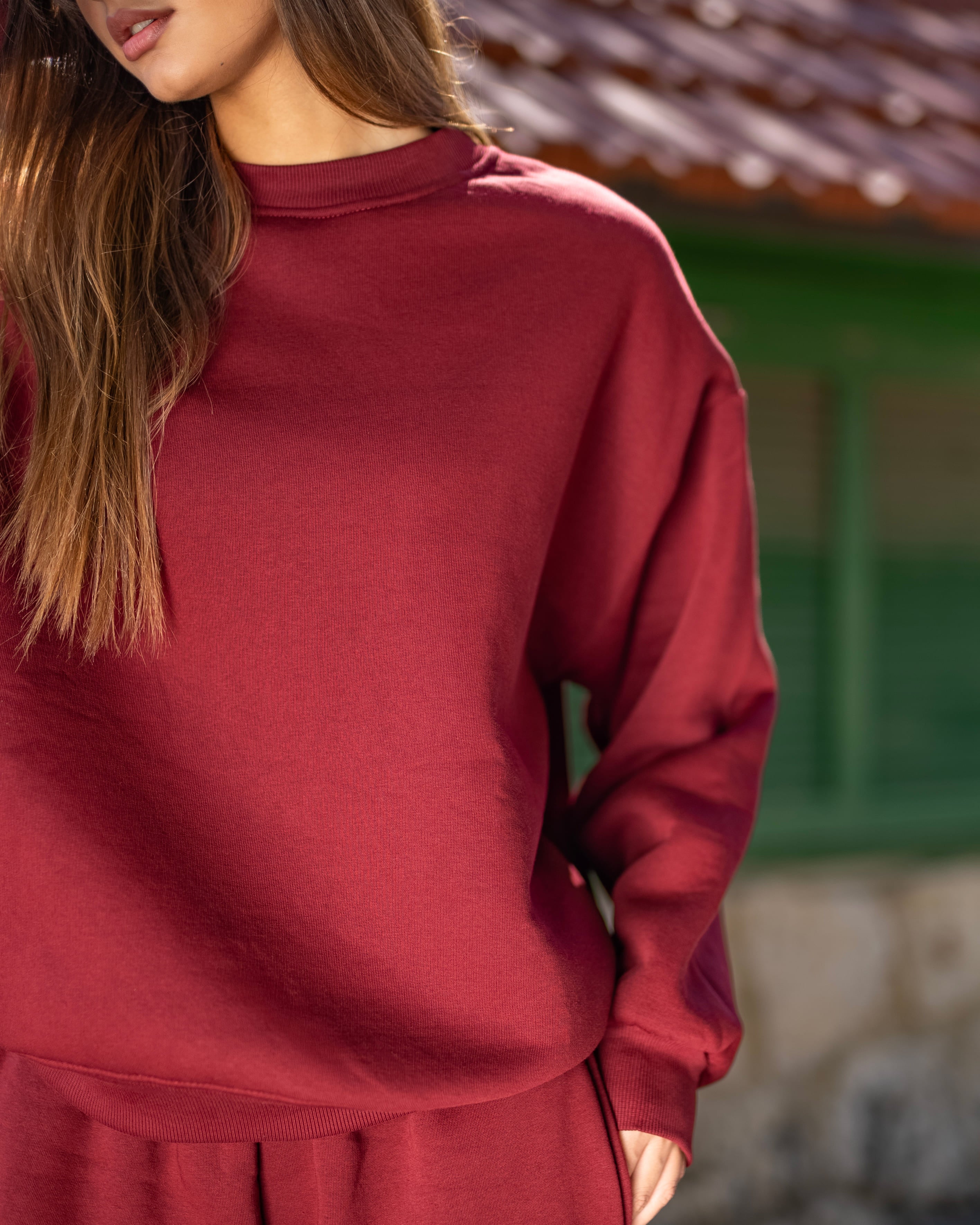 Burgundy Sweatshirt