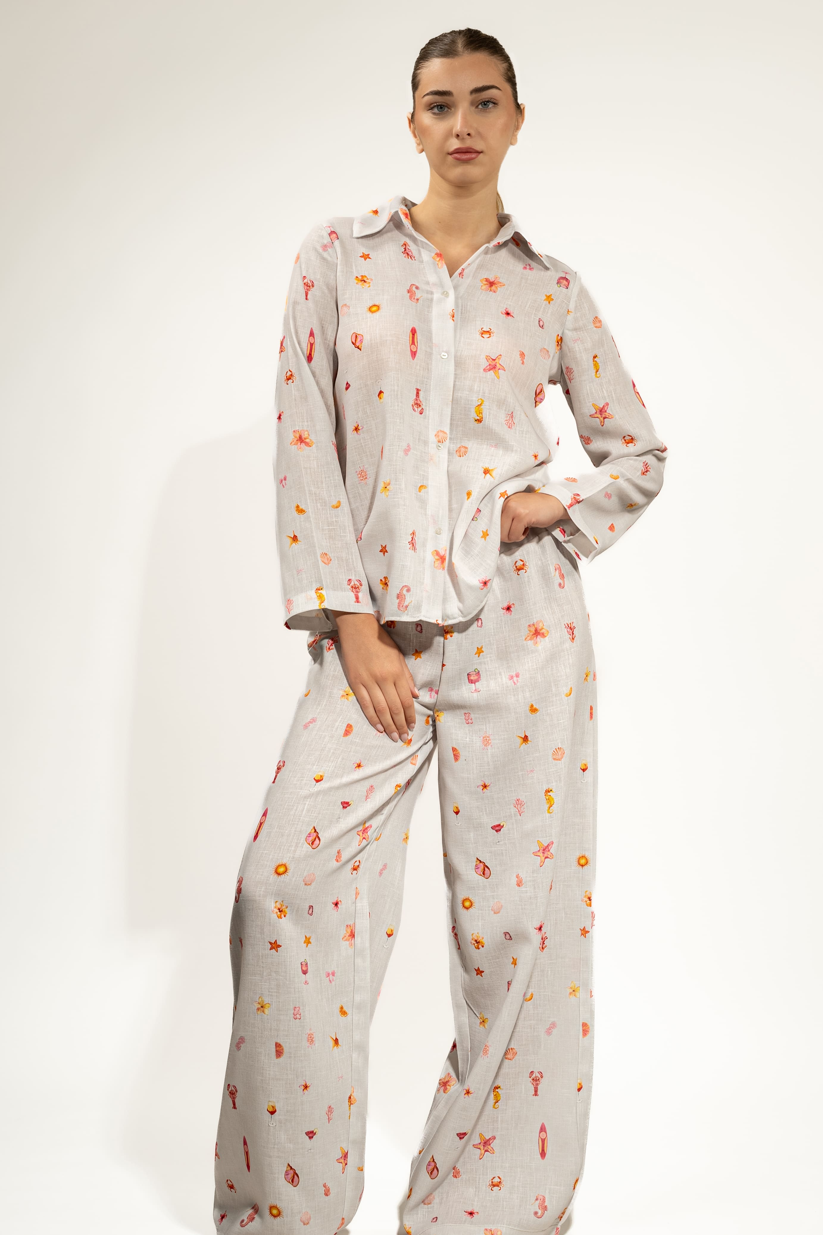 The Linen Ease Pants Set