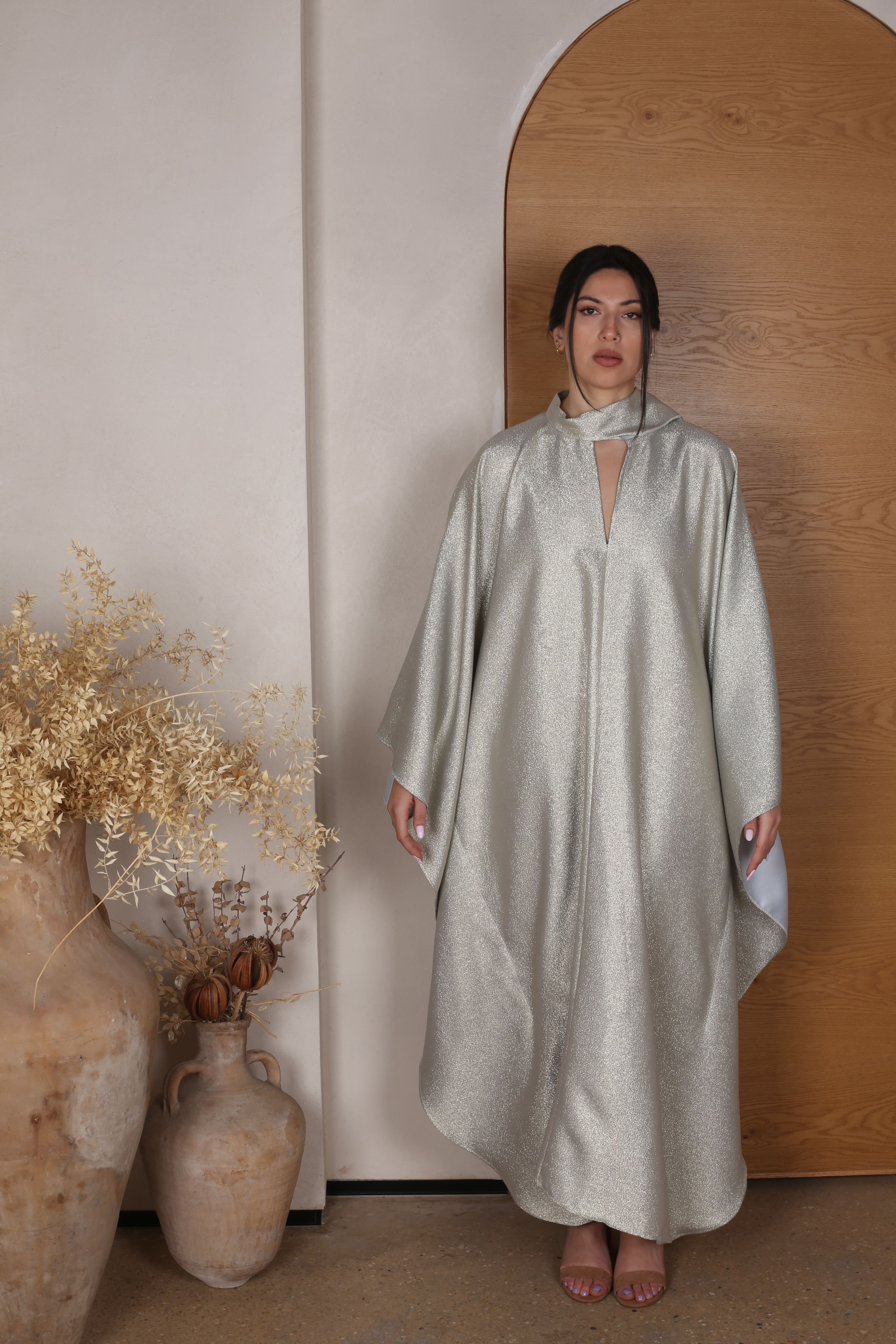 Silver Luster Kaftan