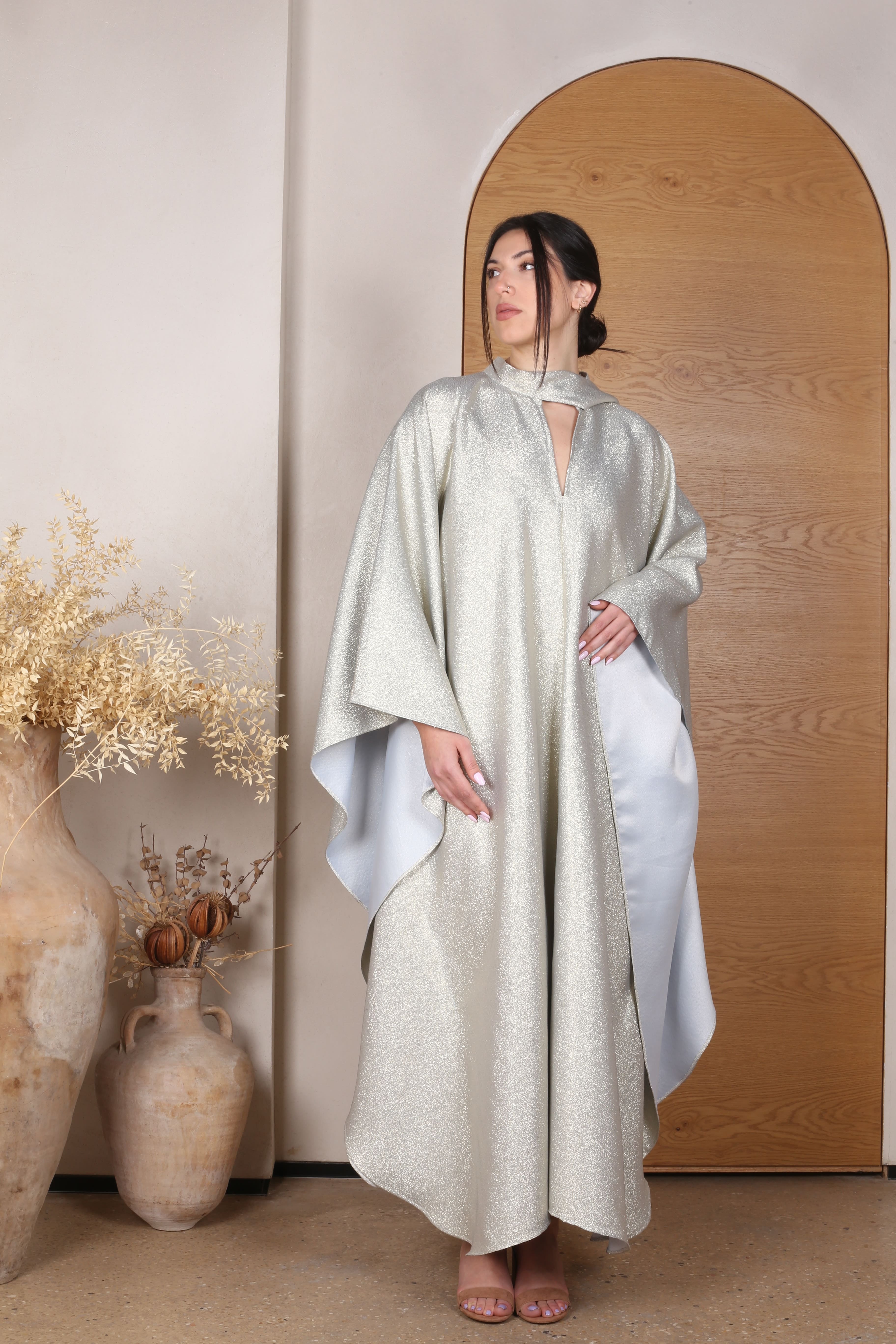 Silver Luster Kaftan