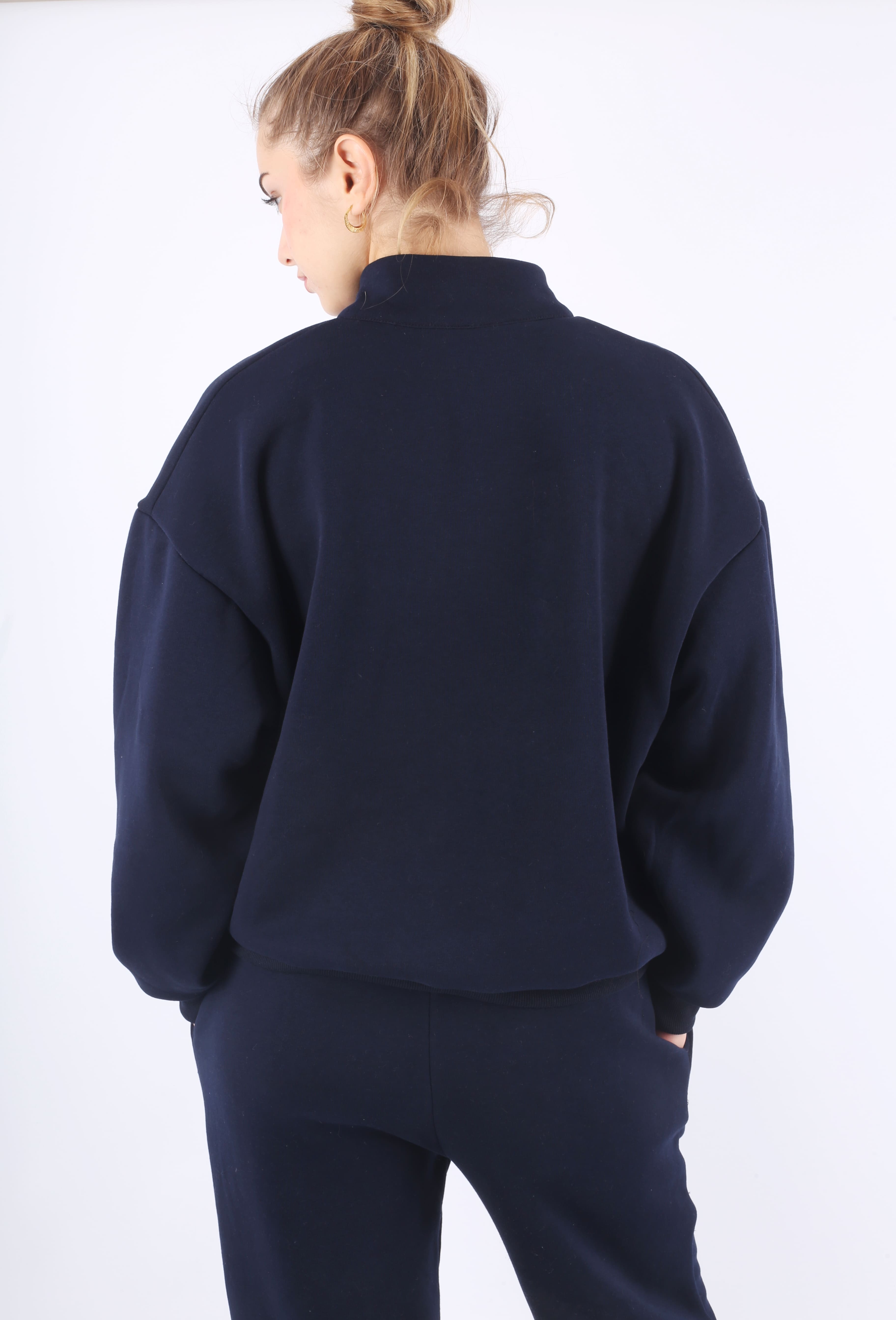 Half-Zip Sweatshirt Set