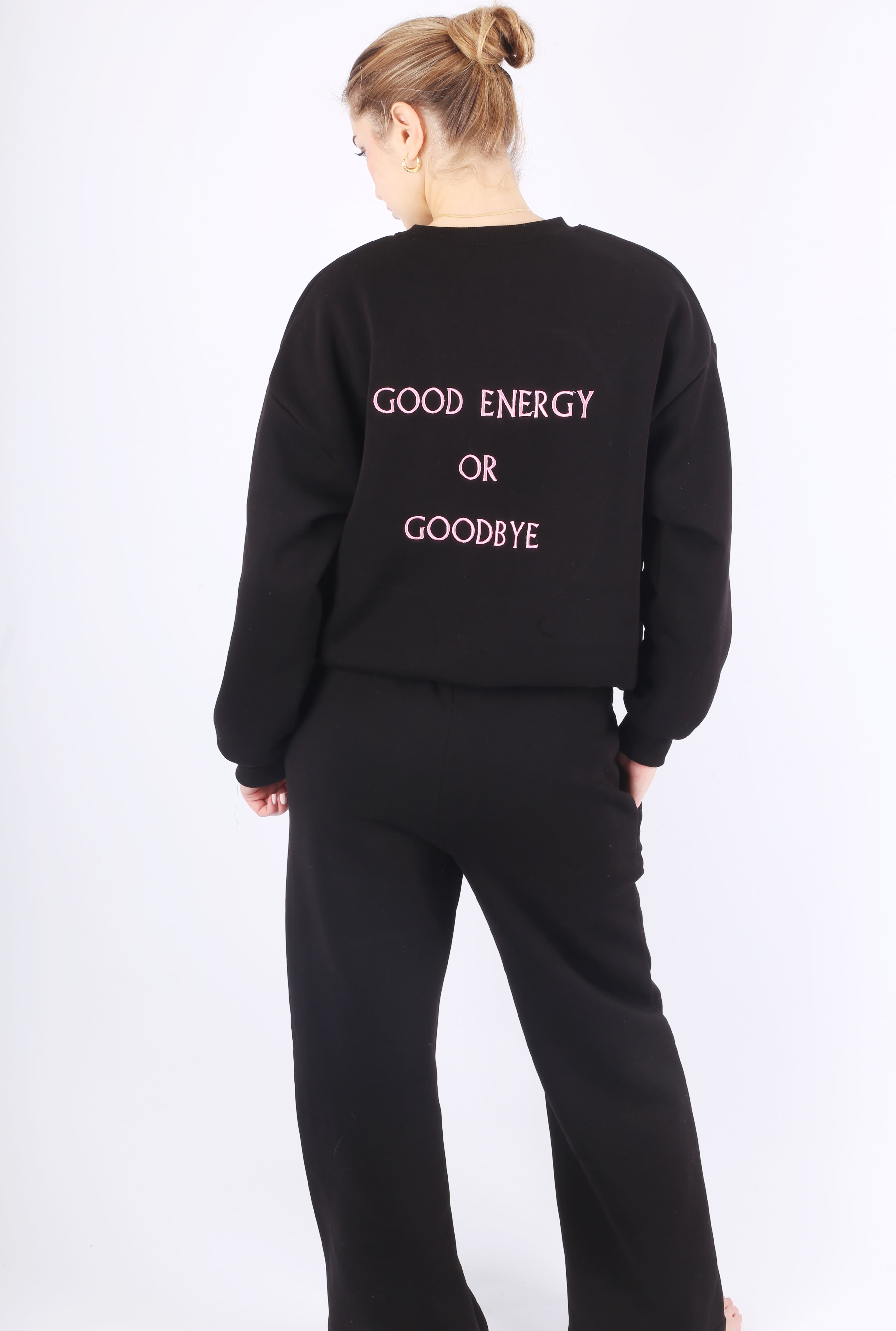 Black Co-Ord - Good Energy or Goodbye