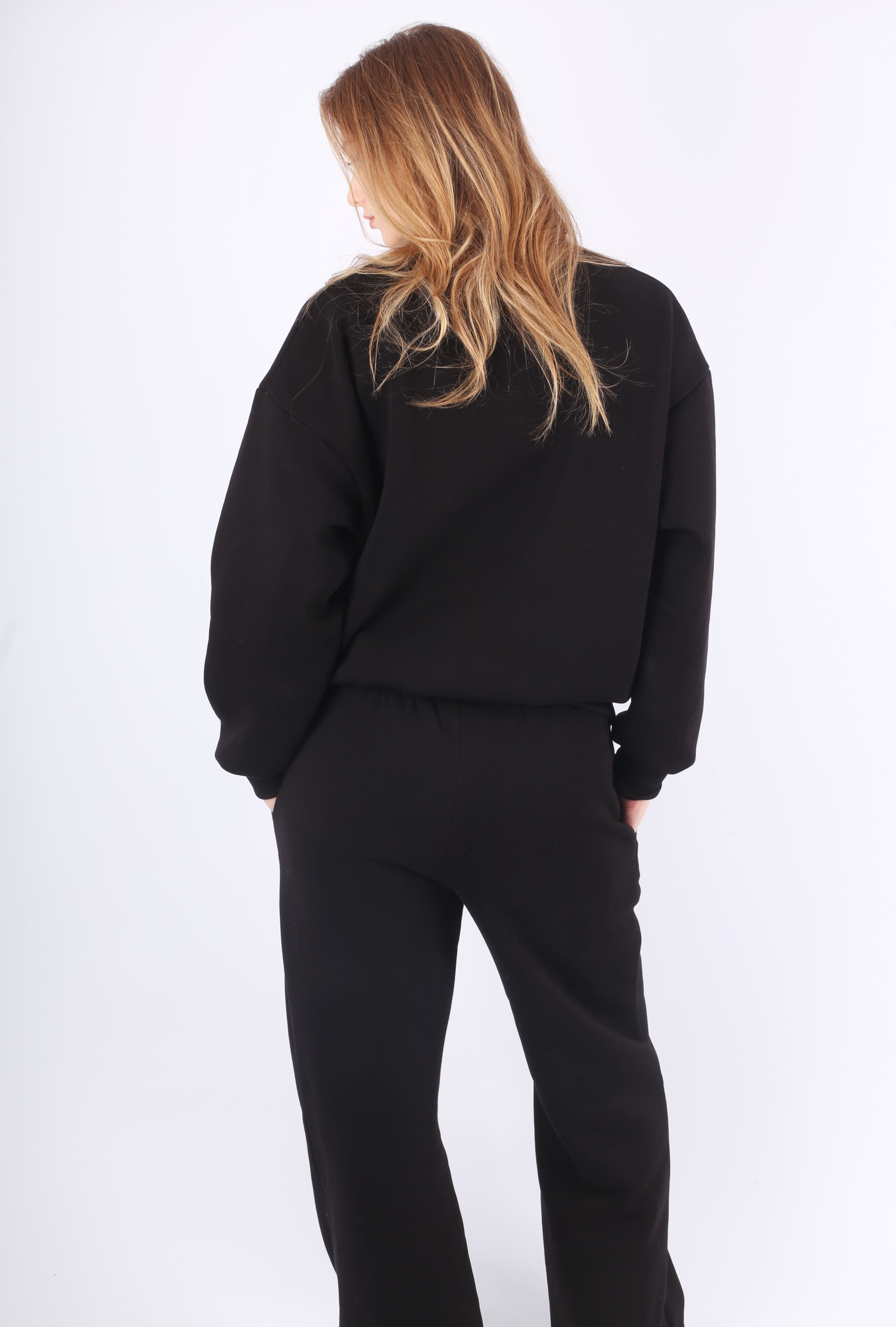 Half-Zip Sweatshirt Set