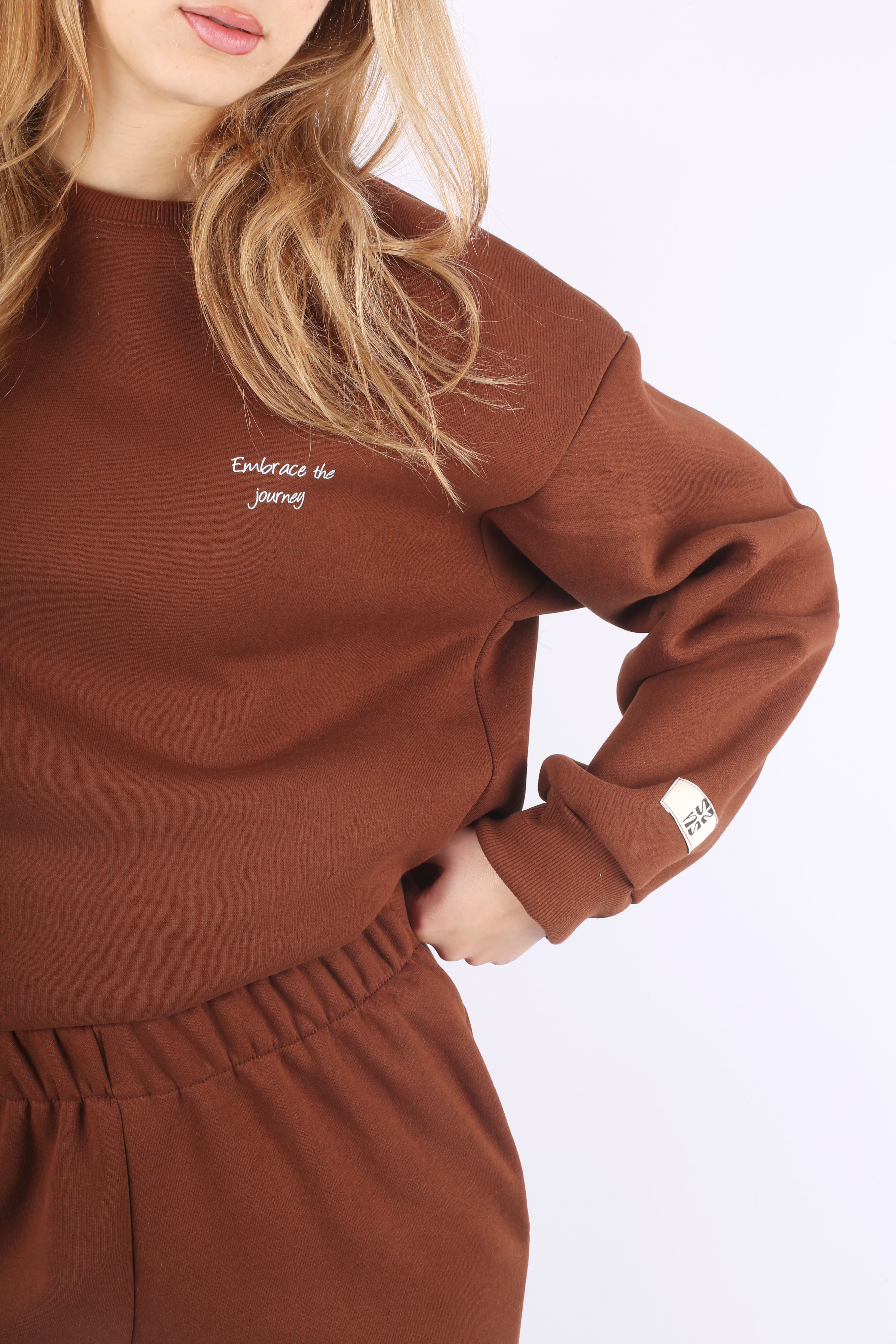 Brown Sweatshirt - Grow Through What You Go Through