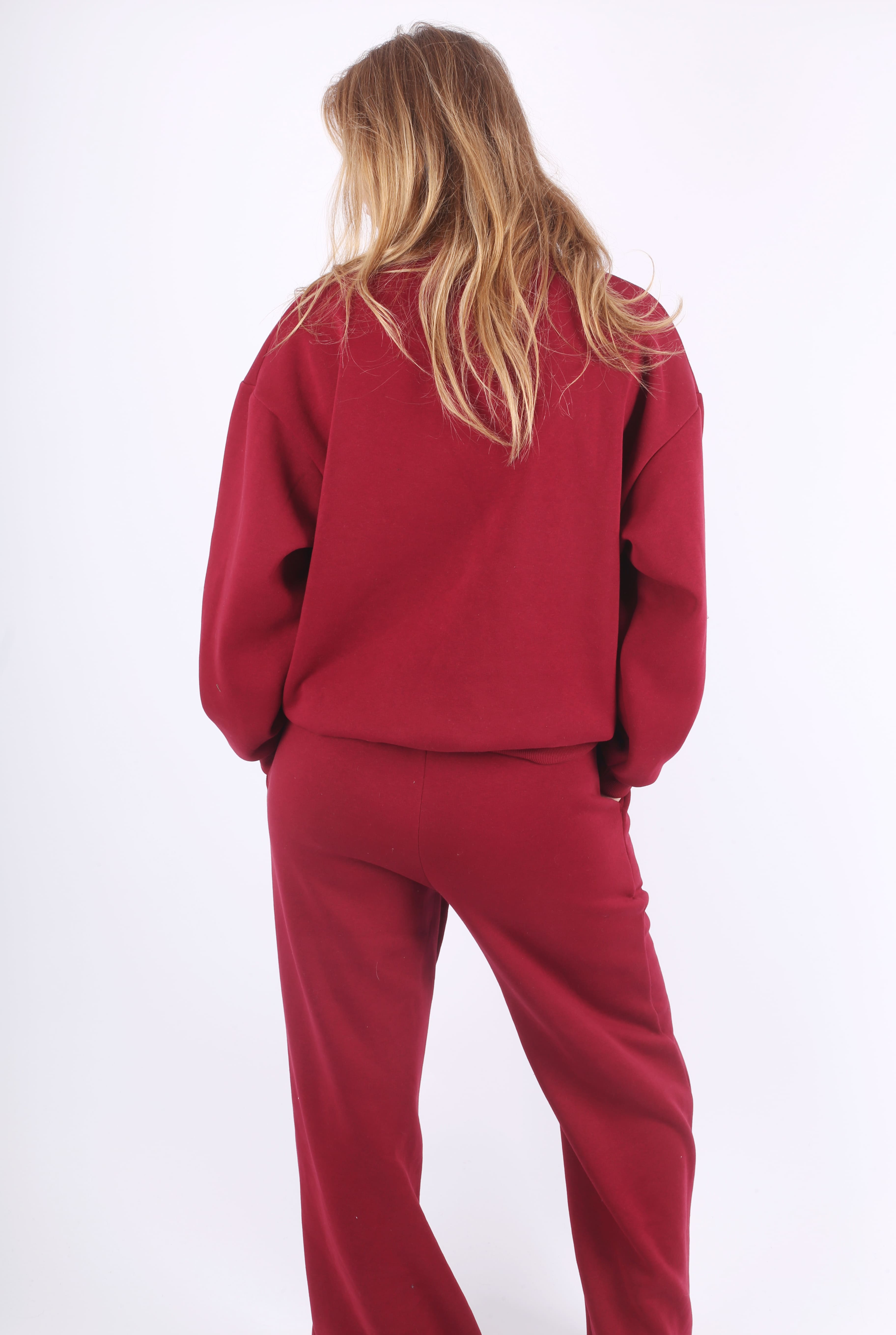 Half-Zip Sweatshirt Set