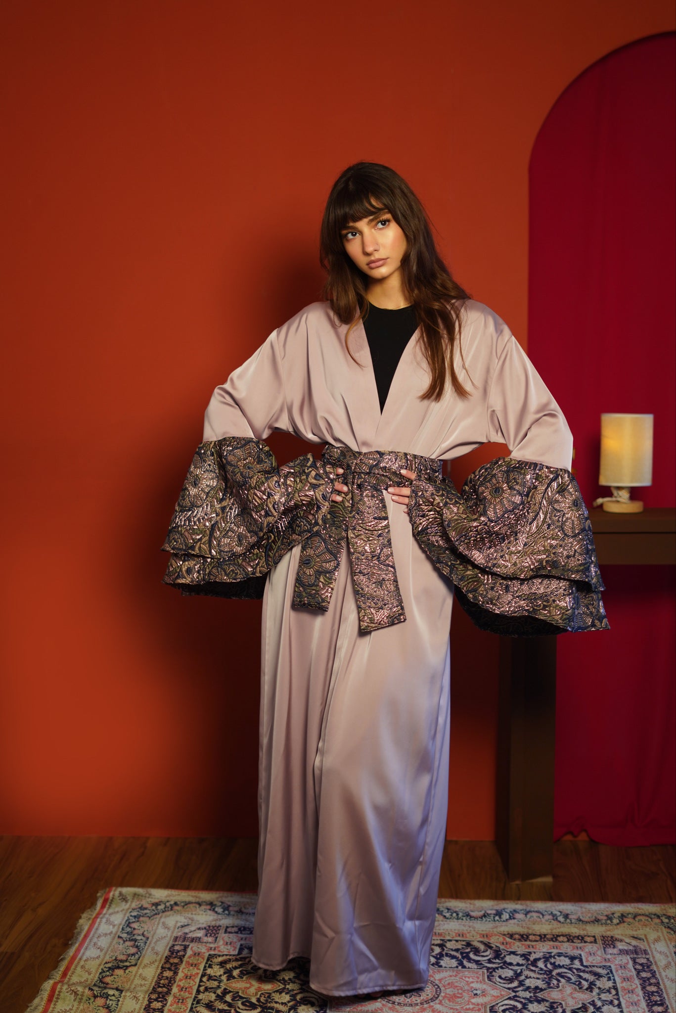 Dusty Rose Abaya